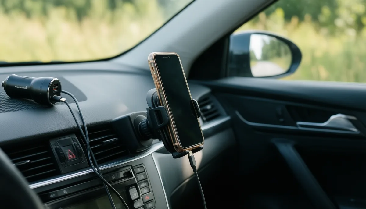 Jak bezpiecznie ładować telefon w samochodzie podczas wakacyjnej trasy